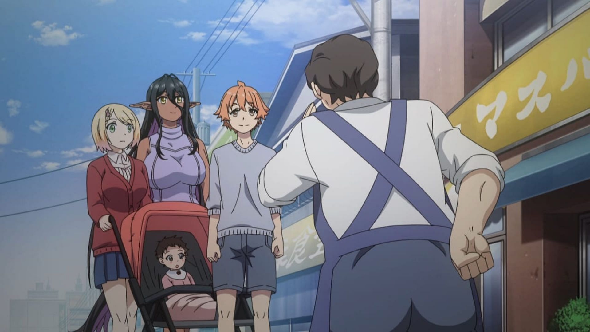 Mariabelle, Natsuki, Hinata, and Sakura Mochida in the episode (Image via Studio Elias)